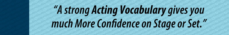 Professional Acting Dictionary